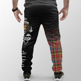Drummond Of Strathallan Tartan Crest Jogger Sweatpants - Alba Celtic Style